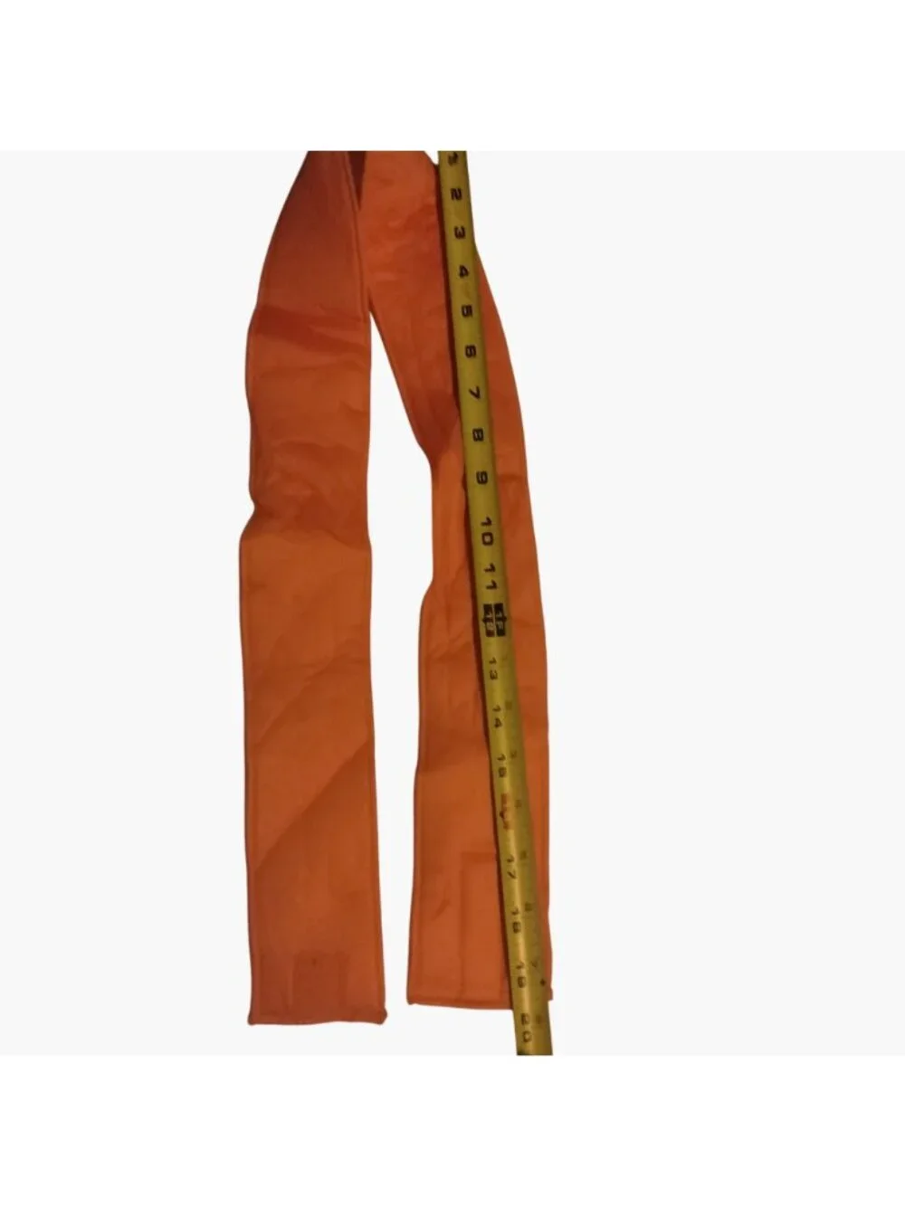 Orange Fabric Sash Super Hero Belt  Halloween Costume Accessory  3 x 40 inch